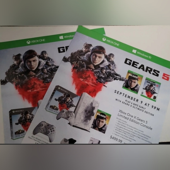 Gears 5 Promotional Material Lot - Picture 13 of 13